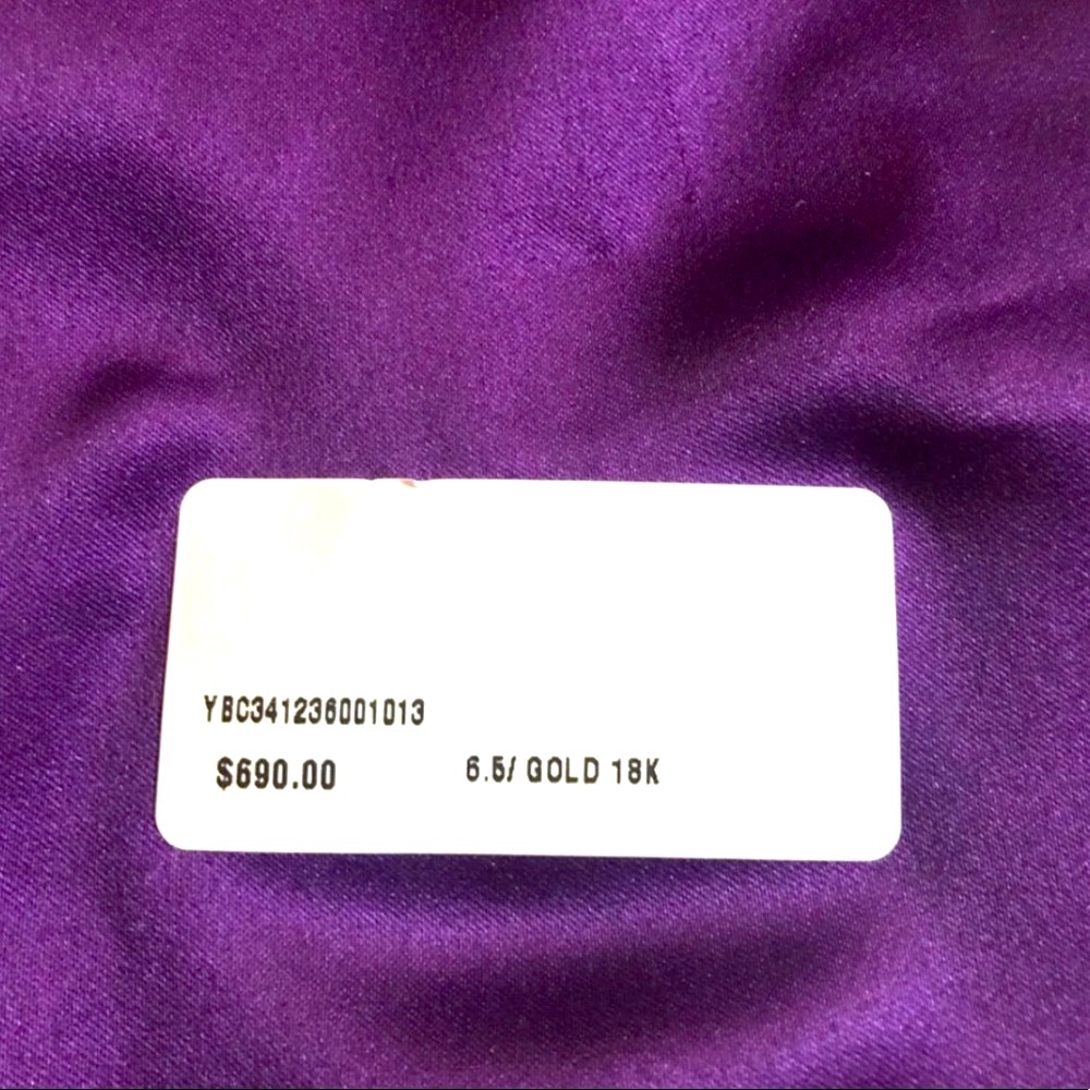 New Authentic Gucci 18K Gold Diamantissima Ring - Picture 7 of 12